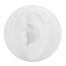 Ohr-Display für Zubehörpräsentation, künstliches Ohr aus hochwertigem Silikonmaterial zum Üben von Piercings, entwickelt als Lehrmittel und