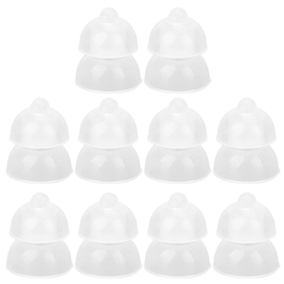 Anti Static Hearing Aid Ear Tips Universal Silicone Soft And Comfortable Replaceable Earplugs For Behind The Ear Hearing Aids Washable Design