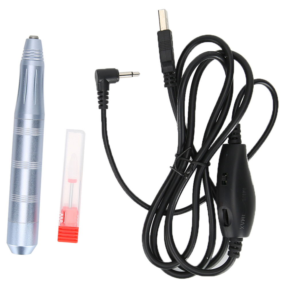 Artisan's Choice, 18000RPM USB Nail Drill with Adjustable Speed for Manicure Pedicure, Low Heat And Noise, Perfect for Salon Or Home For Nightclubs
