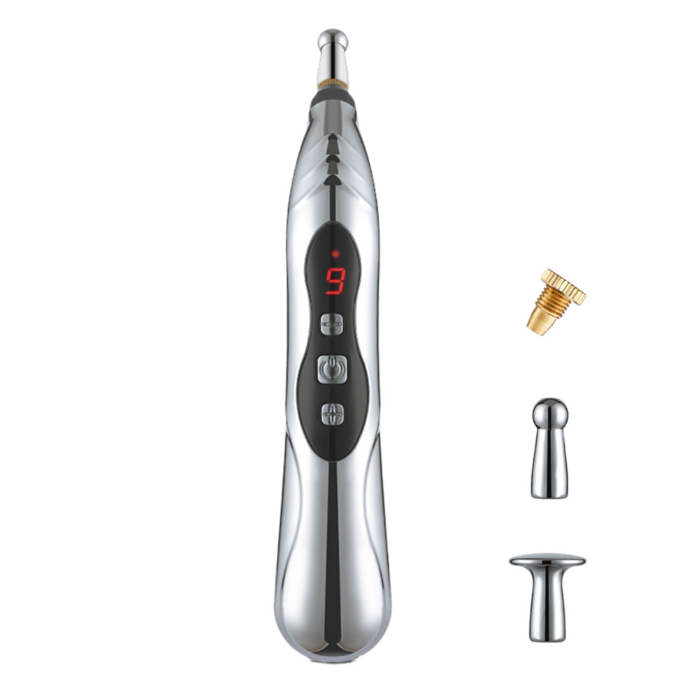 Compact And Portable Acupuncture Pen for On-the-Go Relief, Rechargeable Powerful Pain Relief Massage Pen with Nine Intensity Mode, Electric Dab Pen f