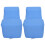 Improve Circulation Wedge Pillow for Feet, Pressure Relief Heel Elevator with AntiBedsore Structure, Ergonomic Designed Ankle Heel Elevator for 3