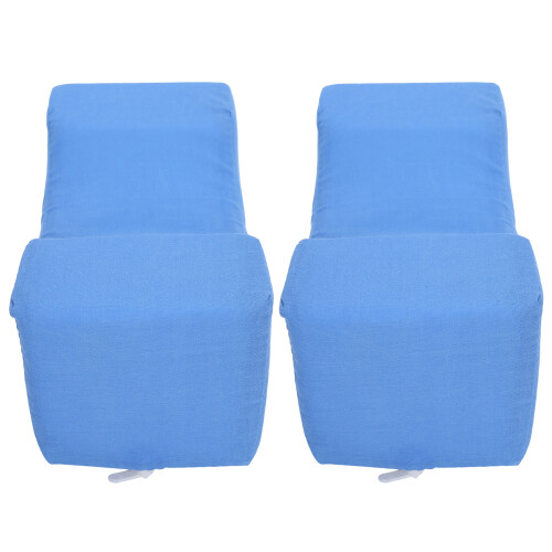 Improve Circulation Wedge Pillow for Feet, Pressure Relief Heel Elevator with AntiBedsore Structure, Ergonomic Designed Ankle Heel Elevator for 2
