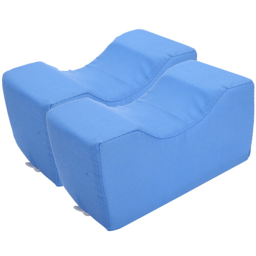 Improve Circulation Wedge Pillow for Feet, Pressure Relief Heel Elevator with AntiBedsore Structure, Ergonomic Designed Ankle Heel Elevator for 1