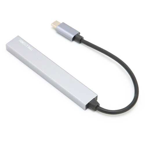 USB3.0Hub από κράμα αλουμινίου, εξαιρετικά ανθεκτικό, συμπαγές σχέδιο, γρήγορη 1