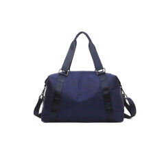 Gym Bag Foldable Waterproof Crossbody Shoulder Bag Portable Training Sport Bag Size S Color Blue