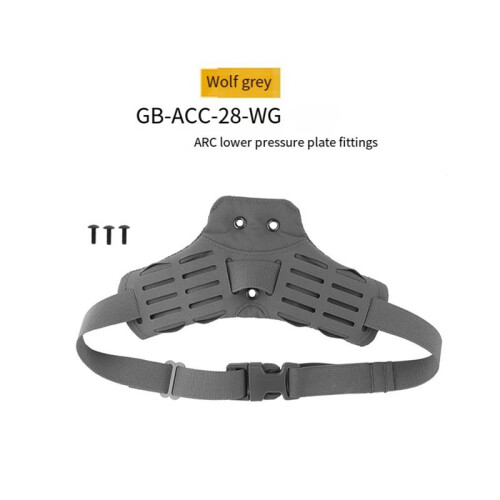 Real ARC Down Pressure Plate Accessories Leg Hanging Accessory Bag Plate Quick Pull Set Leggings Grey 1