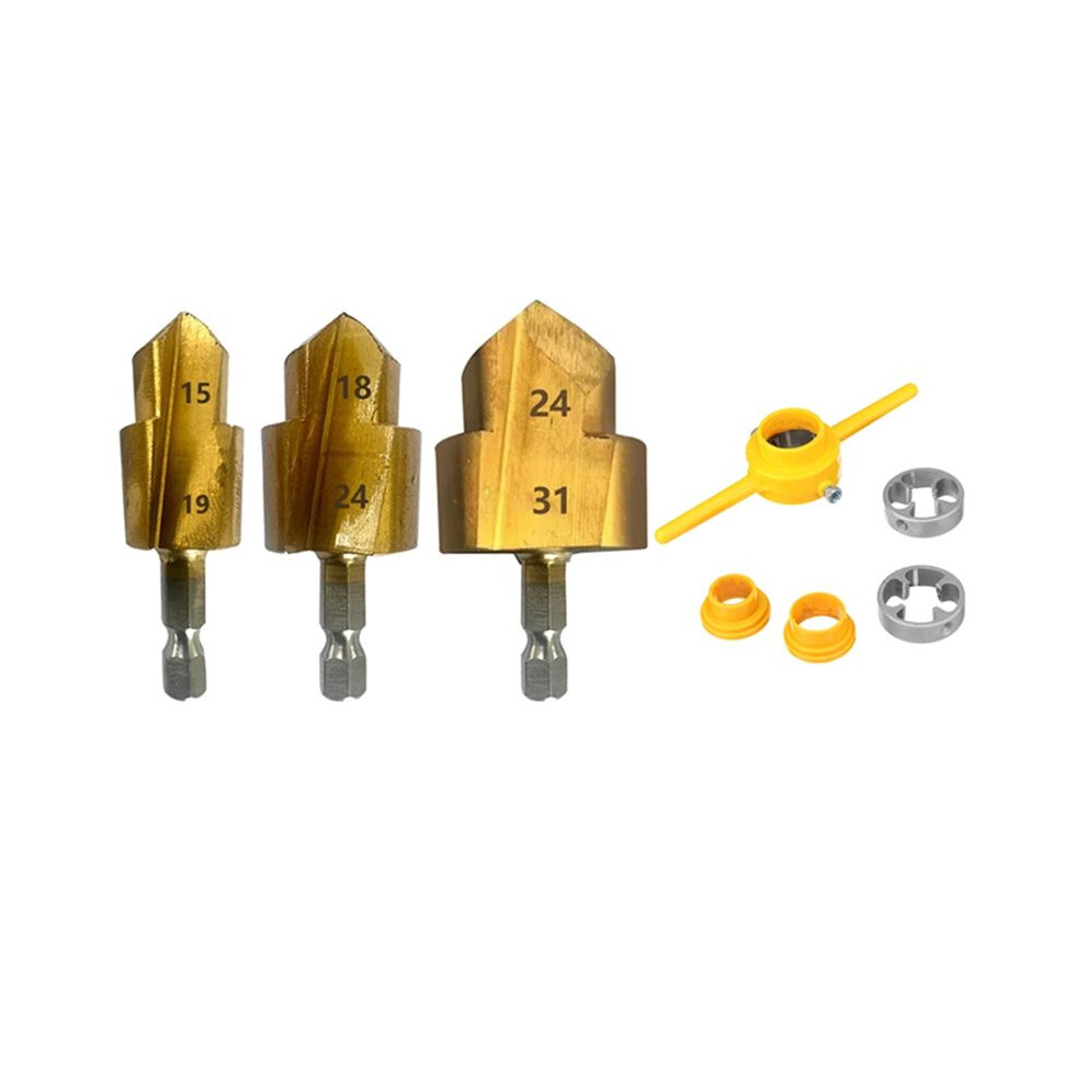 Water Pipe Expansion Drill Wrench Set Hole Expanding Tools Plastic Pipe Lifting Drill Bits Water Pipe Drilling Tool 4711296692249