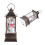 Lighted Snow Globe Lantern – PVC Snowman Decor, Battery Powered 14