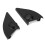 2pcs Black ABS Tweeter Cover for RAV4 2014-2019 Car Modification 8