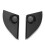 2pcs Black ABS Tweeter Cover for RAV4 2014-2019 Car Modification 1