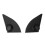 2pcs Black ABS Tweeter Cover for RAV4 2014-2019 Car Modification 10