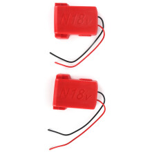 Akkuadapter-Dock für 18V Elektrowerkzeuge, Rot, ABS, langlebig