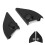 2pcs Black ABS Tweeter Cover for RAV4 2014-2019 Car Modification 3
