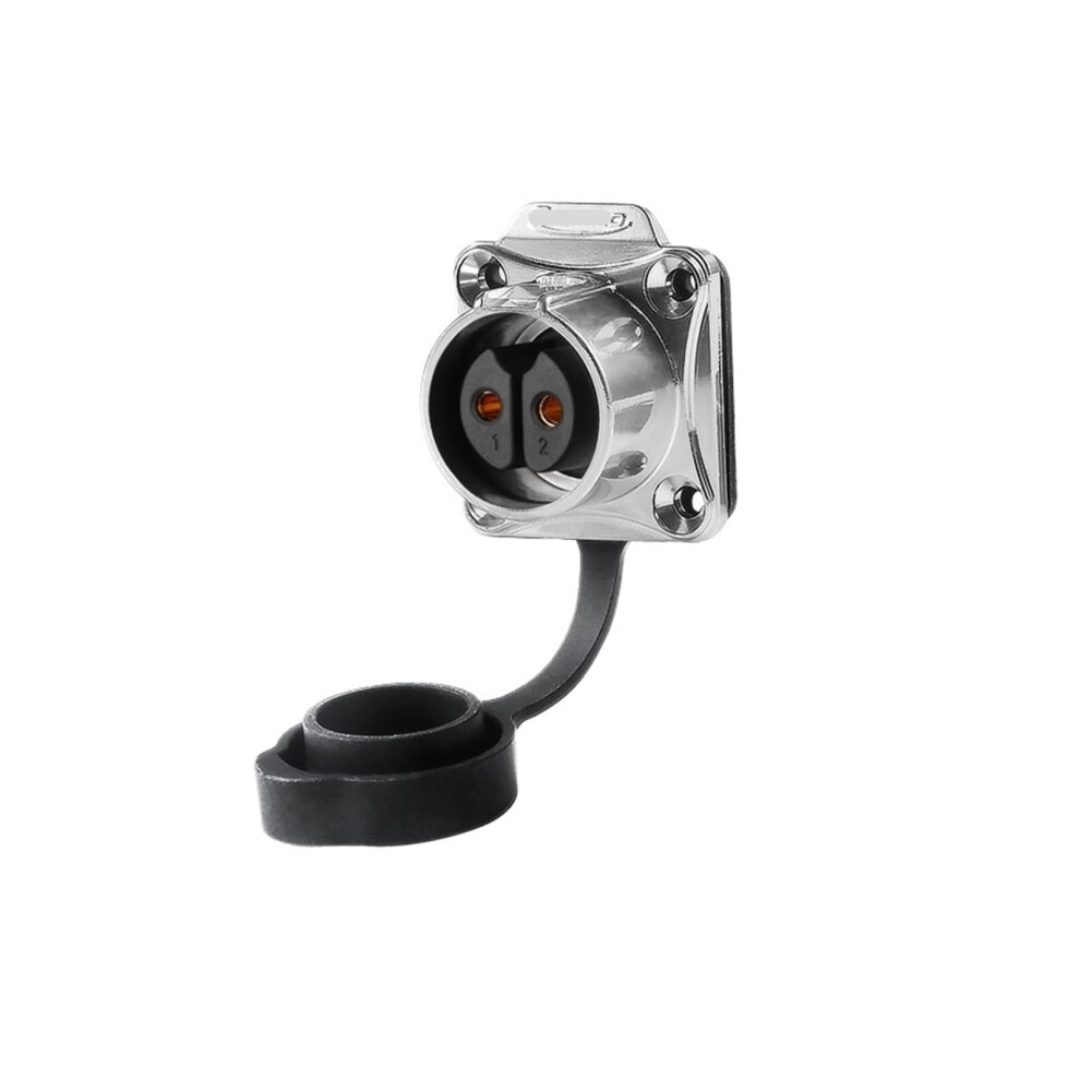 Industrial Aviation Connector 2 Pin Waterproof Male Female Plug Socket 5V For Fence Equipment 9187378591253