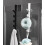 Wall Mounted Coat Rack Space Saving 6 Segment Hook With Strong Adhesive Removable Hook Black 2