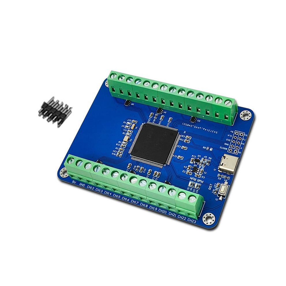 Sampling Module Stm32f407zet6 24-Channel 12Bit Ad Sampling Module Data Acquisition Type-C Interface Module 6033713340501
