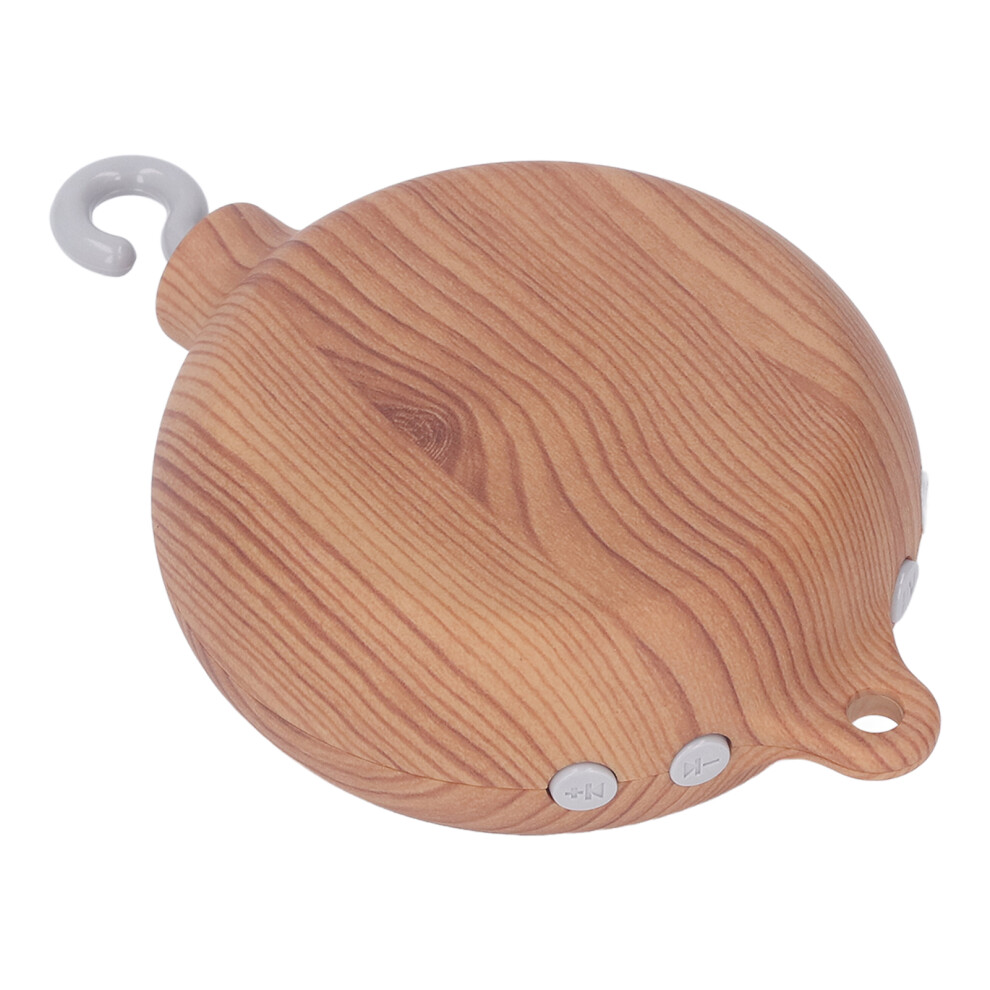 Infant Crib Music Box 3 Modes 35 Songs Wooden Rotary Mobile Grain