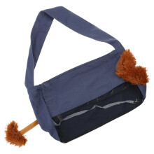 Cat-in-bag Comfort-draagzak voor puppy Draagtas-Donkergrijs S