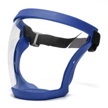 Visiera protettiva integrale ecologica, lente cristallina che offre una visione ad alta definizione, traspirante e progettata ergonomicamente per un