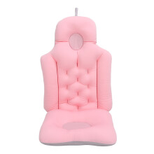 Almofada de banheira confortável com suporte altamente elástico, almofada de corpo inteiro projetada para apoio das costas e relaxamento, em malha
