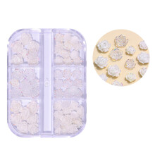 Consumabile pentru design unghii, flori acrilice, artă unghii multifuncționale, decorațiuni DIY pentru unghii, brelocuri 3D pentru unghii,