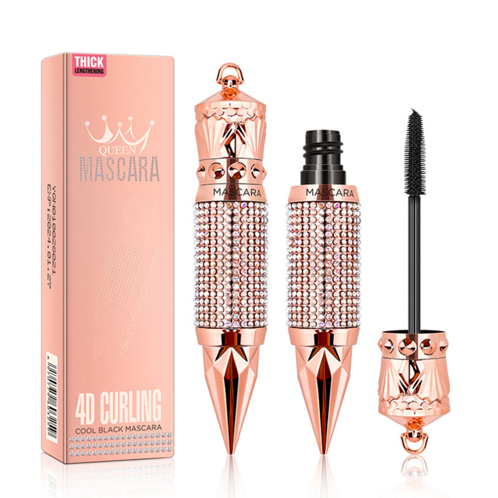 Elegant Eye Definer, 4D Silk Fiber Lash Mascara, Clump Free Mascara for a Clean, Flawless Look, Perfect for Daily Wear For Halloween Parties