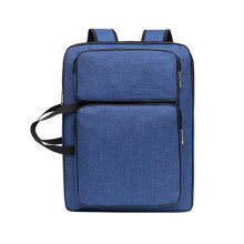 Art Portfolio Case Backpack Waterproof Art Carrying Bag Blue For Drawing Supplies Portable Organizer