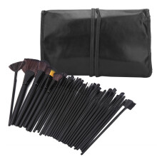 Professionelles Make-up-Pinselset, weiche Synthetikborsten für empfindliche Haut, ergonomisches Design für sicheren Halt, 32-teiliges Komplettset
