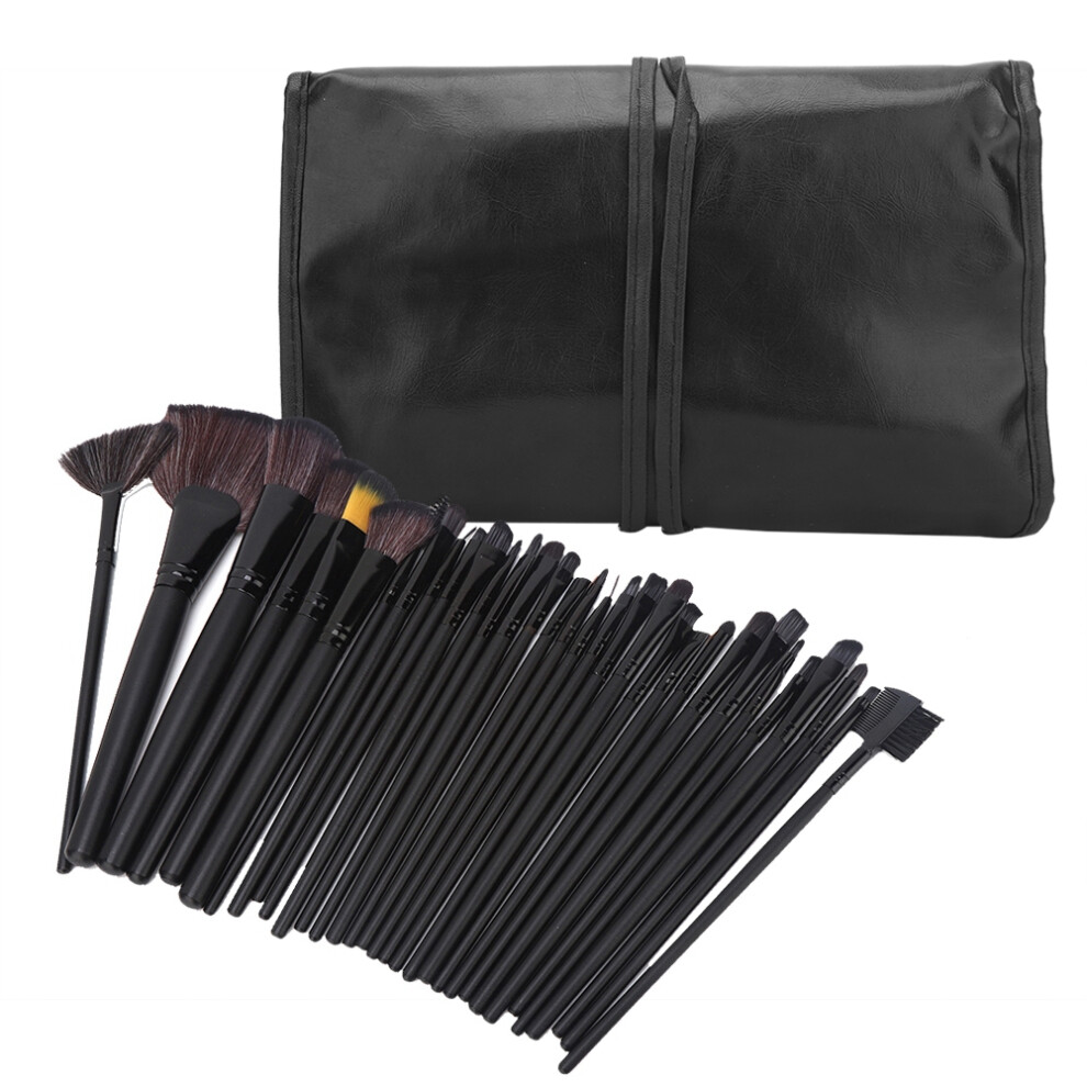 Professional Makeup Brushes Set, Soft Synthetic Bristles for Sensitive Skin, Ergonomic Design for Easy Grip, 32Pcs Complete Kit with Travel-friendly