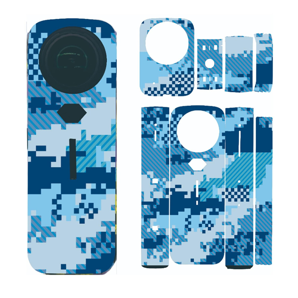 Skin Sticker Set For Insta360 X5 Sports Camera, Pvc Full Coverage Decal Skin, Diy Decoration Accessory, 7 Colors 9199774234108