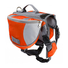 Adjustable Pet Puppies Self-Carrier Saddle Bag-S orange