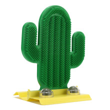 Interactive Cactus Cat Scratching Toy Brush Wall Mount Toy For