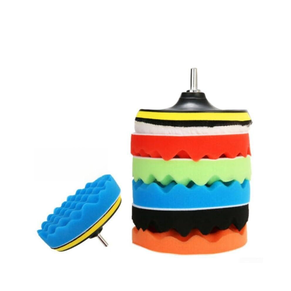 For Car Buffing Kit With 5 Foam Pads And Woolen Buffer For Wax Application 7Inch Car Detailing 9199774234658