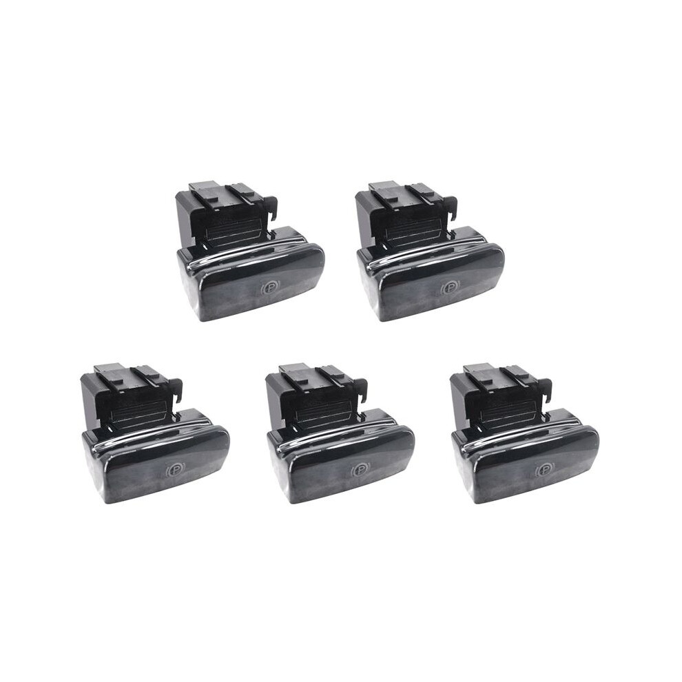 5X Car Electronic Handbrake Parking Brake For 3008 470702 470703 470706 Bright Black 6032093777549