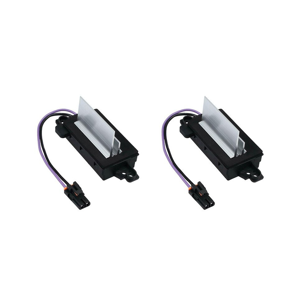2X 03-06 For Chevy Silverado Suburban Sierra Yukon Hvac Ac Blower Motor Resistor Control Module 4P1516,15-80567 6032766555436