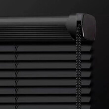 Aluminum Venetian Blinds For Windows Black 110x150 cm (43x59 in) Light Blocking Privacy Shades