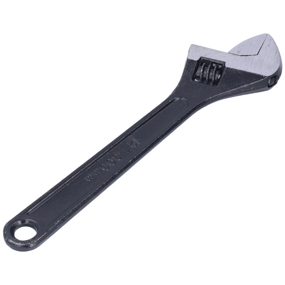 12In Adjustable Wrench, Ergonomic Open End Spanner, 45# Steel 6901377486197