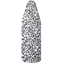 Ironing Board Covers 110 X 30 Black Leopard Print Thick Padding Heat Resistant Non Slip Adjustable Fastener For 110X30