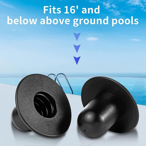 Pool Filter Plug 2 Pack LeakProof Swimming Pool Wall Plug for Above Ground Pump Replacement 1