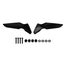 Motorcycle Windshield Side Wind Deflector Spoiler Fly Screen for MT-125 MT-15 MT125 MT15 2020-2023 Black