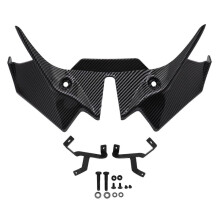Front Spoiler for Z650 Z 650 2020-2024 Aerodynamic Wing Deflector Winglet Downforce Fairing Carbon Fiber