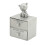 BearShape ToothBox 2 tiroirs 7,5x5x3,5 cm AncientTin 1