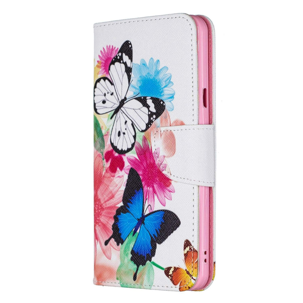 Case Wallet Shockproof Leather Flip Cover Card Holder Kickstand Magnetic Butterflies For Huawei Honor 8S 9187378593042