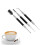 3Pcs Stainless Steel Latte Art Pen Set - Versatile Coffee Decorating Tools UK 1
