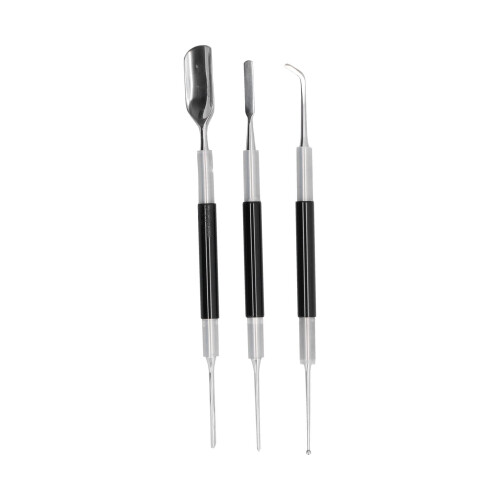 3Pcs Stainless Steel Latte Art Pen Set - Versatile Coffee Decorating Tools UK 1