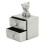 BearShape ToothBox 2 tiroirs 7,5x5x3,5 cm AncientTin 14