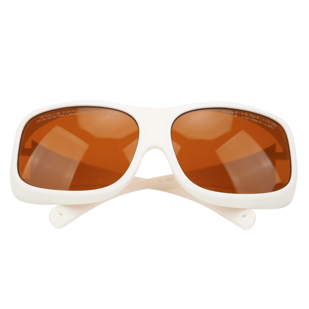 White Laser Protective Goggles 532Nm 1064Nm Wavelength Waterproof Wearproof 4391377489380