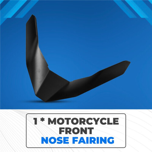 Motorcycle Front Nose Fairing Beak Protector for  368 G 368G Front Fairing Winglets Aerodynamic Bright Black 1