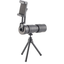 Monoculare impermeabile 10-30x30 con prisma Bak4 per birdwatching e trekking
