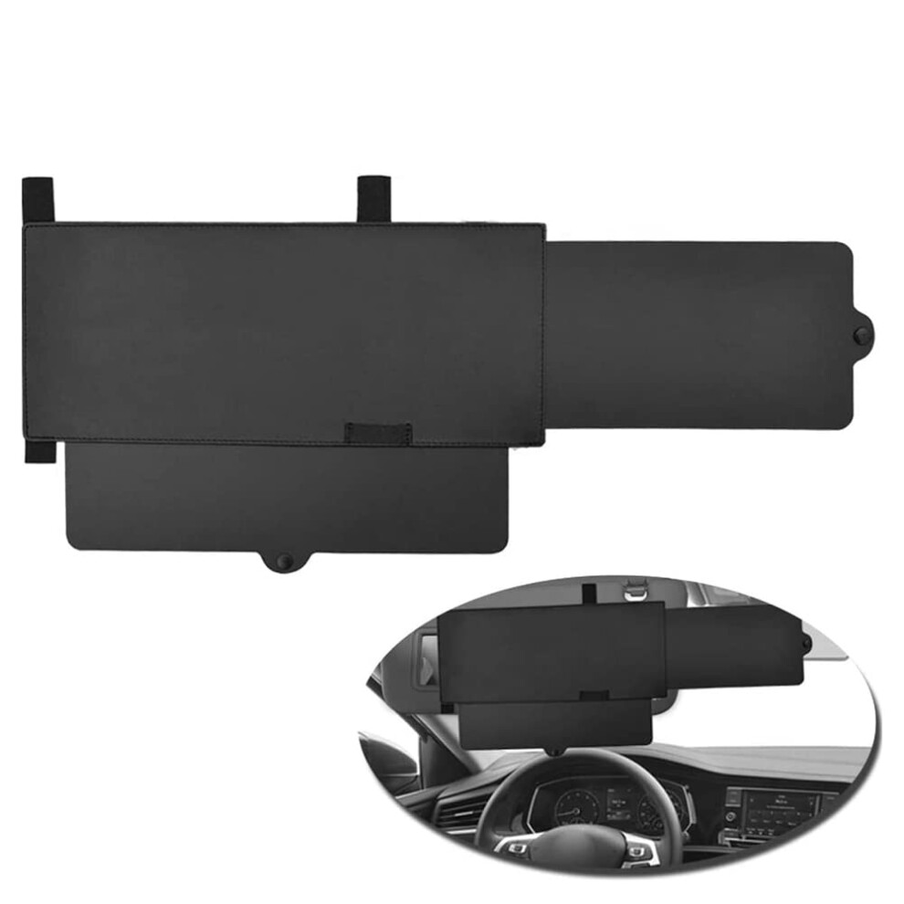 Car Sun Visor Extender Antiglare Uv Blocking Adjustable Sunshade For Driver And Passenger 9347817823035